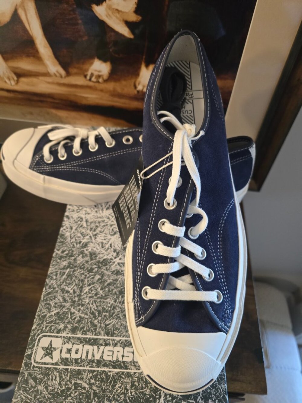 Converse x Palmes Jack Purcell PDM A24786C Parisian Night Men's Shoes Sz 12 NEW
